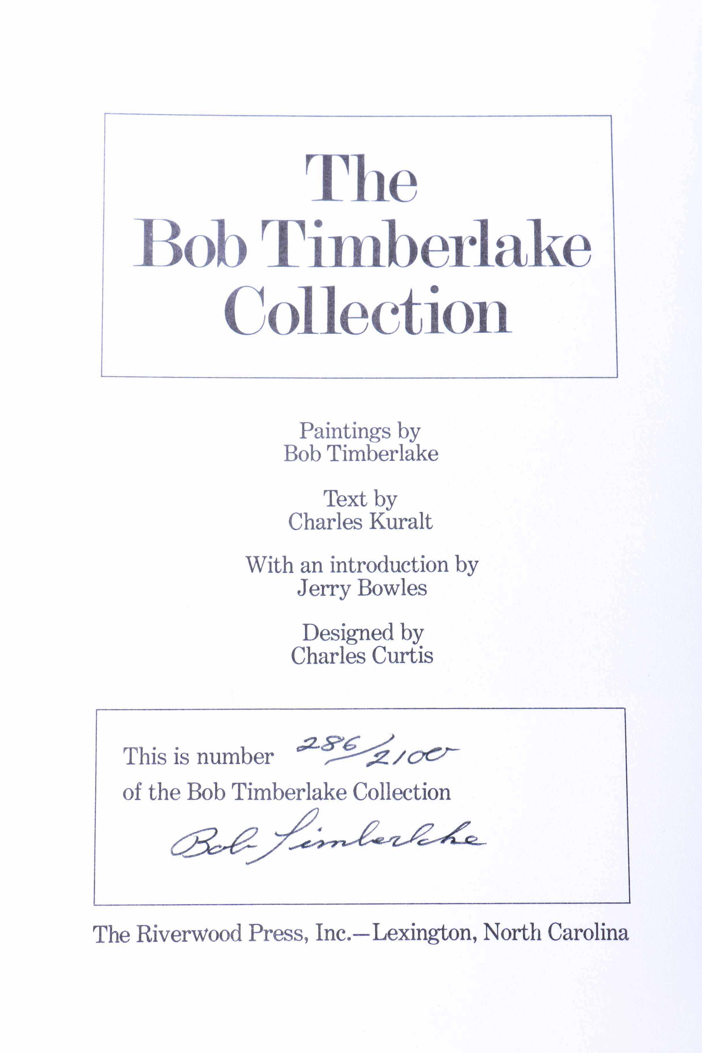 Bob Timberlake Book of Art Prints in Wooden Box