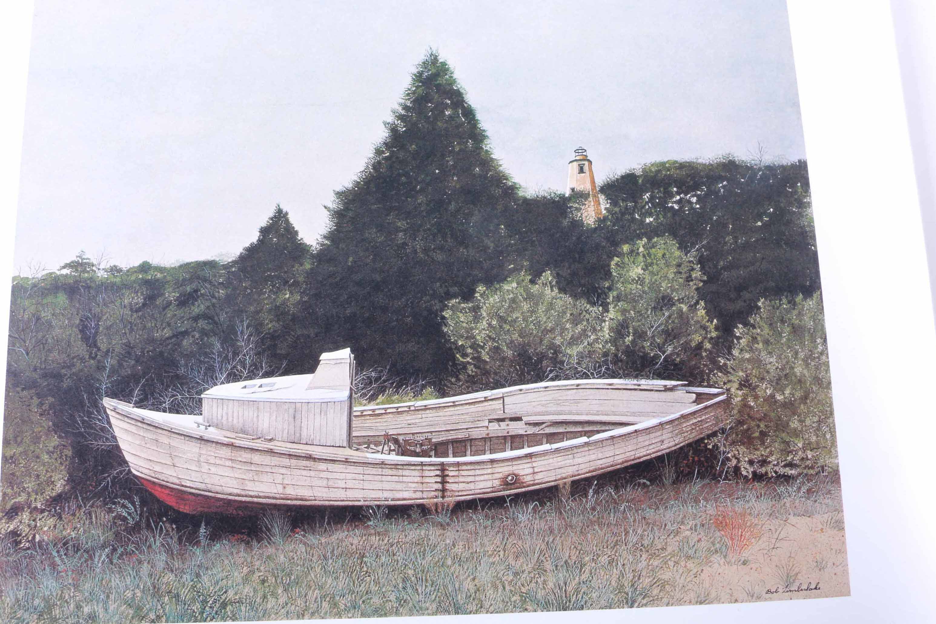 Bob Timberlake Book of Art Prints in Wooden Box