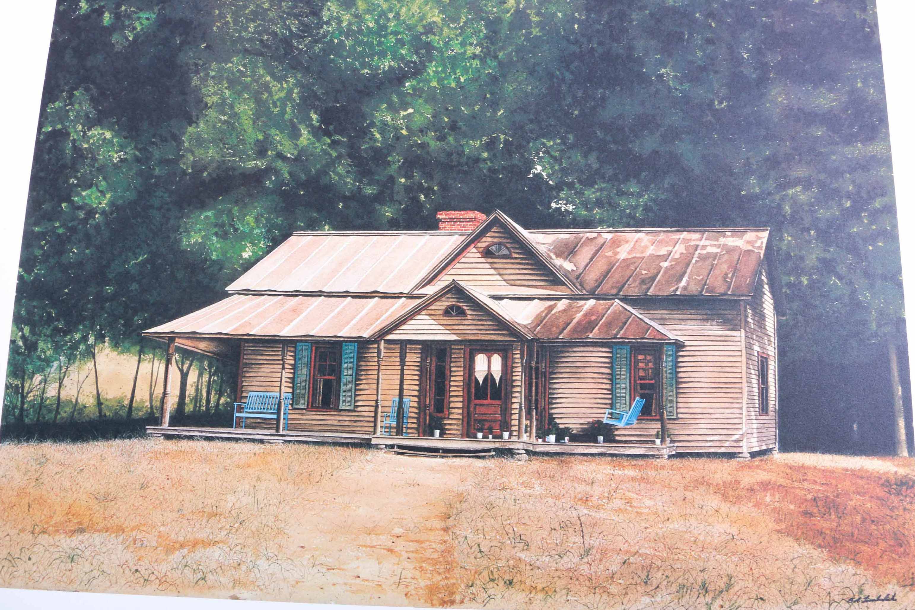 Bob Timberlake Book of Art Prints in Wooden Box