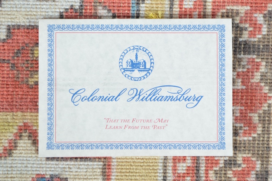 Karastan Colonial Williamsburg "Turkish Church" Persian Style Rug