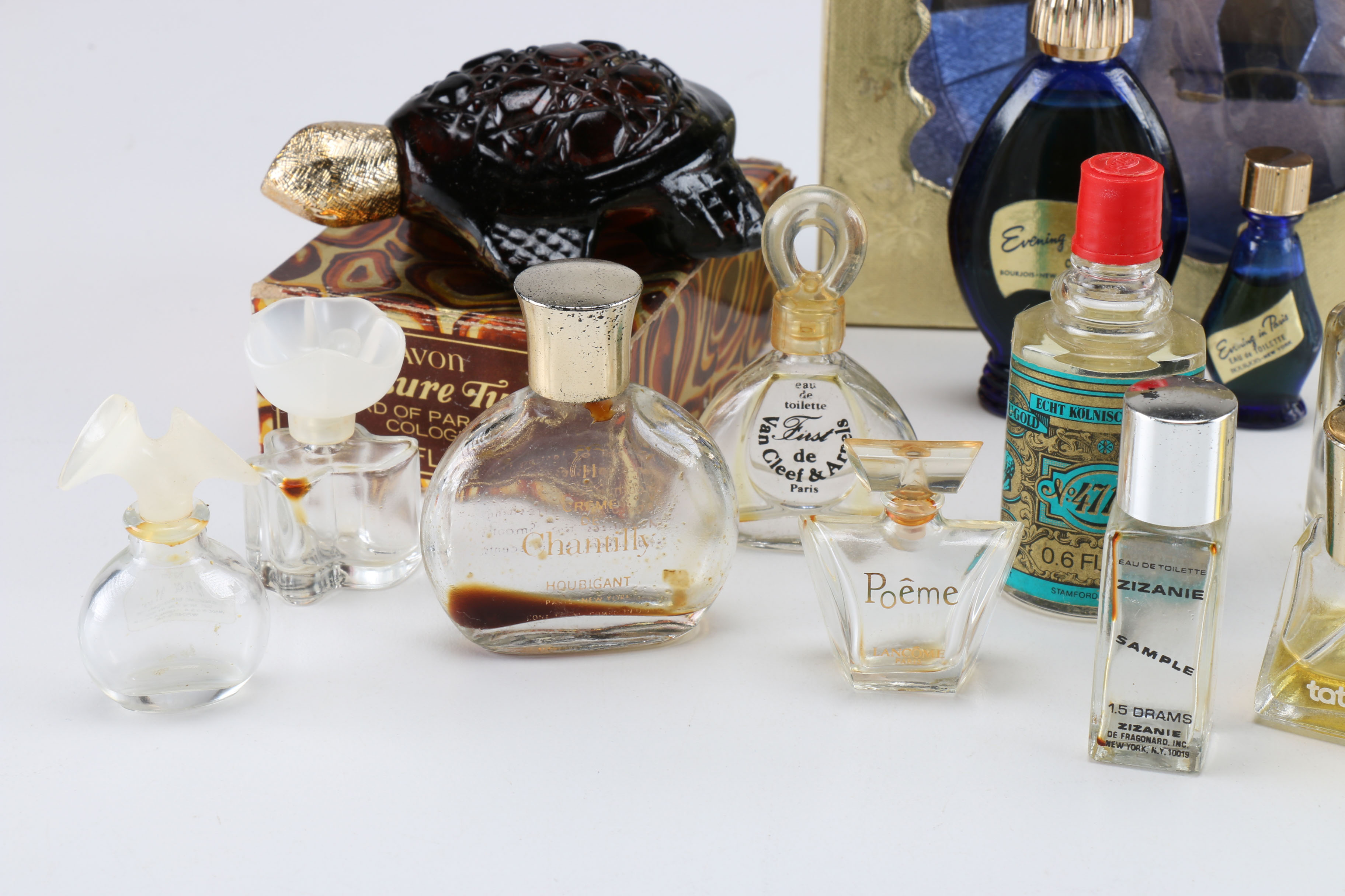 Collection of Miniature Vintage Glass Bottles