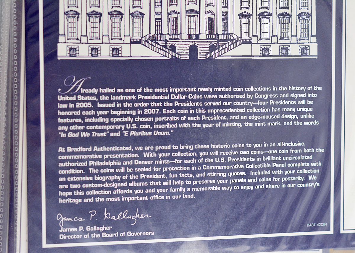 The United States Presidential Dollar Coin Collection Volume 1