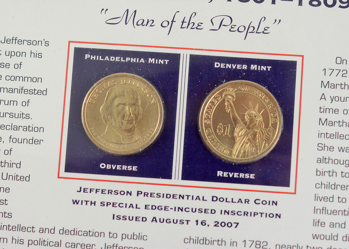 The United States Presidential Dollar Coin Collection Volume 1