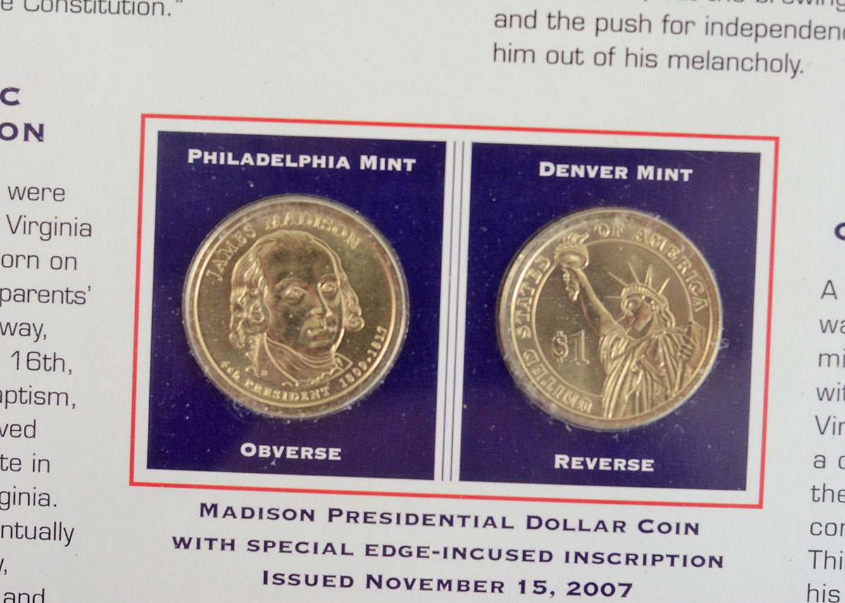 The United States Presidential Dollar Coin Collection Volume 1