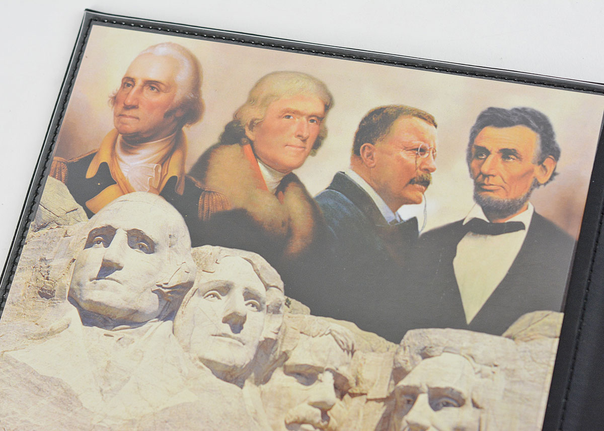 Mount Rushmore Collectors Commemorative Uncut One Dollar Bill Sheet