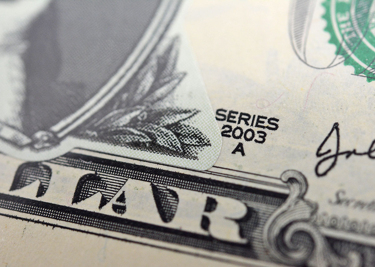 Mount Rushmore Collectors Commemorative Uncut One Dollar Bill Sheet