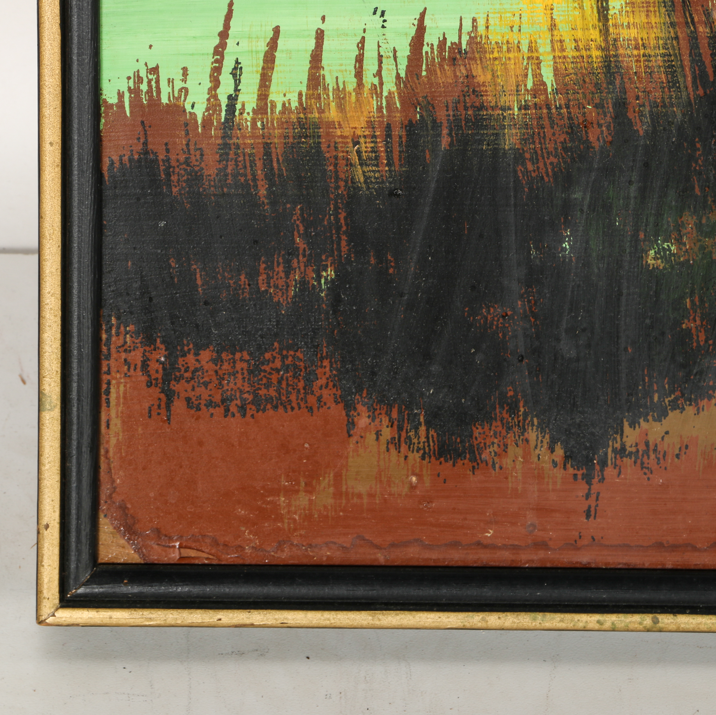 C. Roberts Original Signed Pop Art Painting of Mushrooms