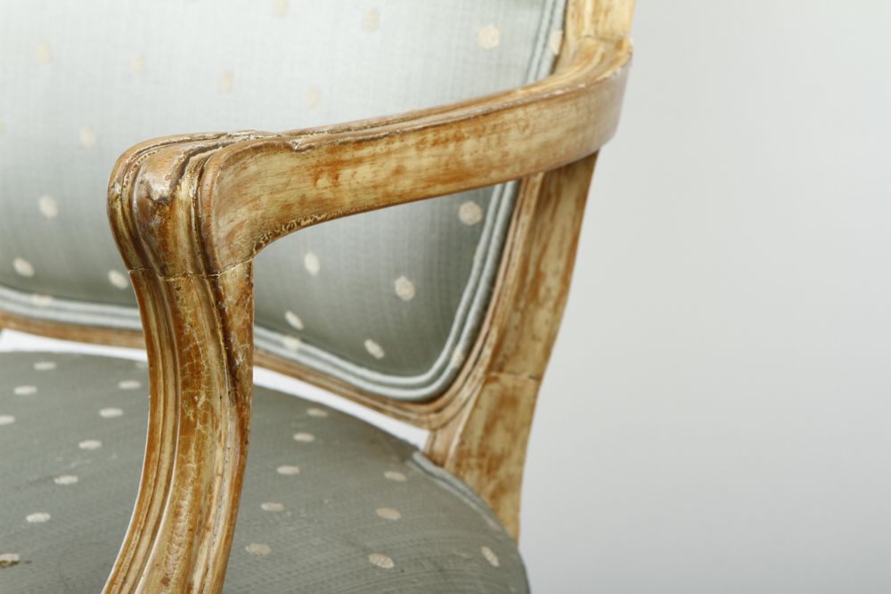 Vintage Louis XV Style Armchair