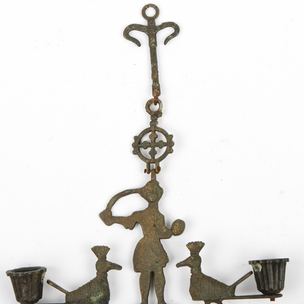 Vintage Cast Iron Decorative Wall Sconce