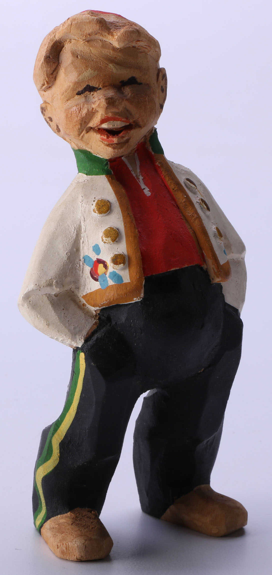 Hand Carved Norwegian Henning Folk Art Figurines