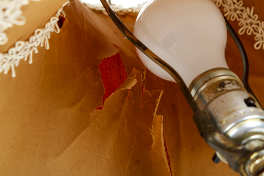 Vintage Ceramic Gondola Lamp