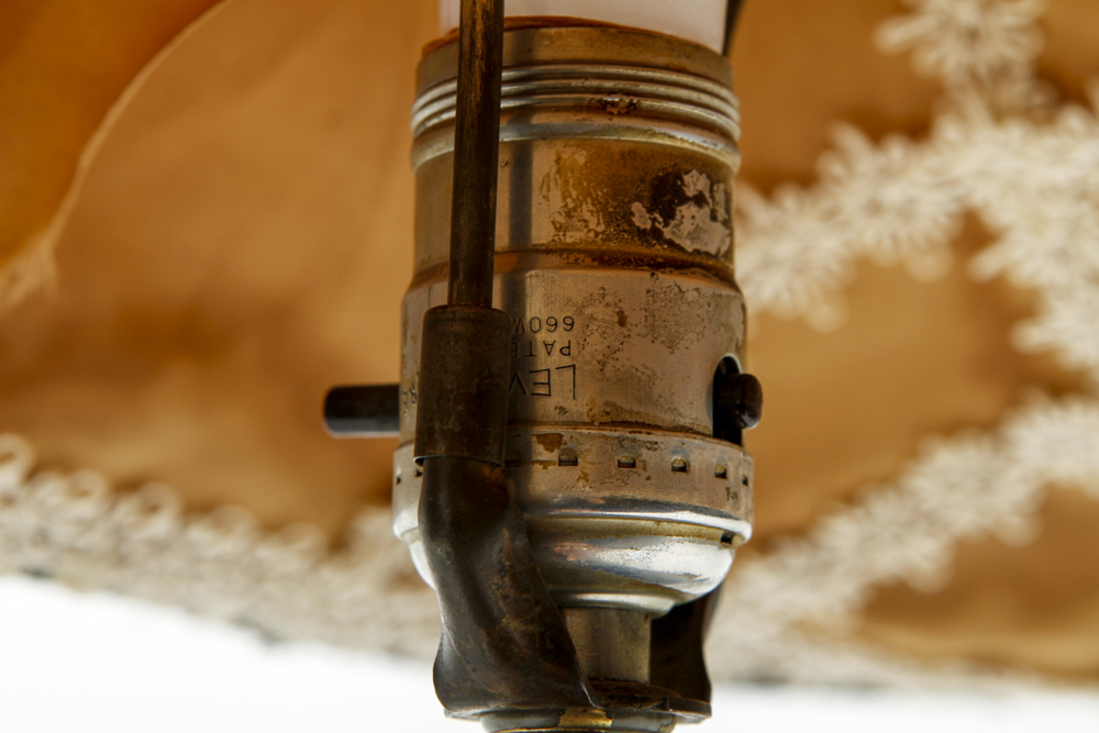 Vintage Ceramic Gondola Lamp