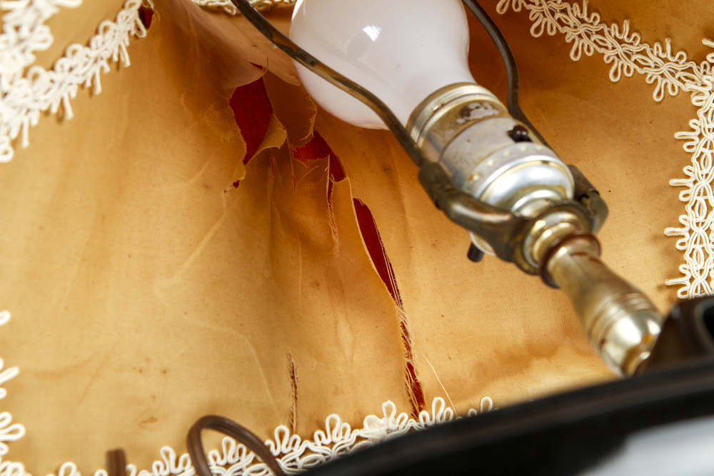 Vintage Ceramic Gondola Lamp