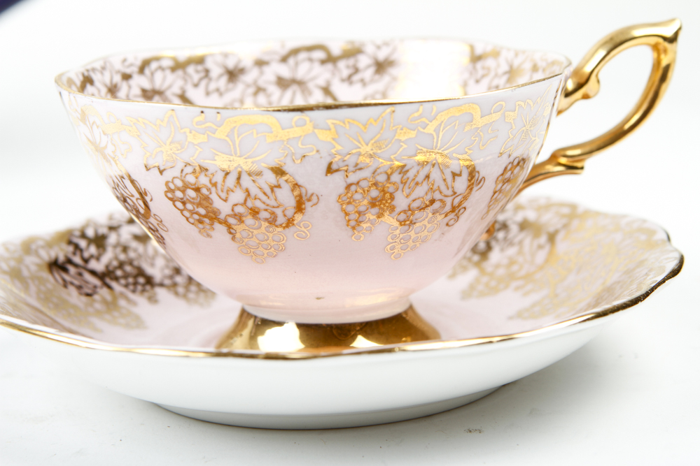 Assortment of Vintage Tea Pots and China