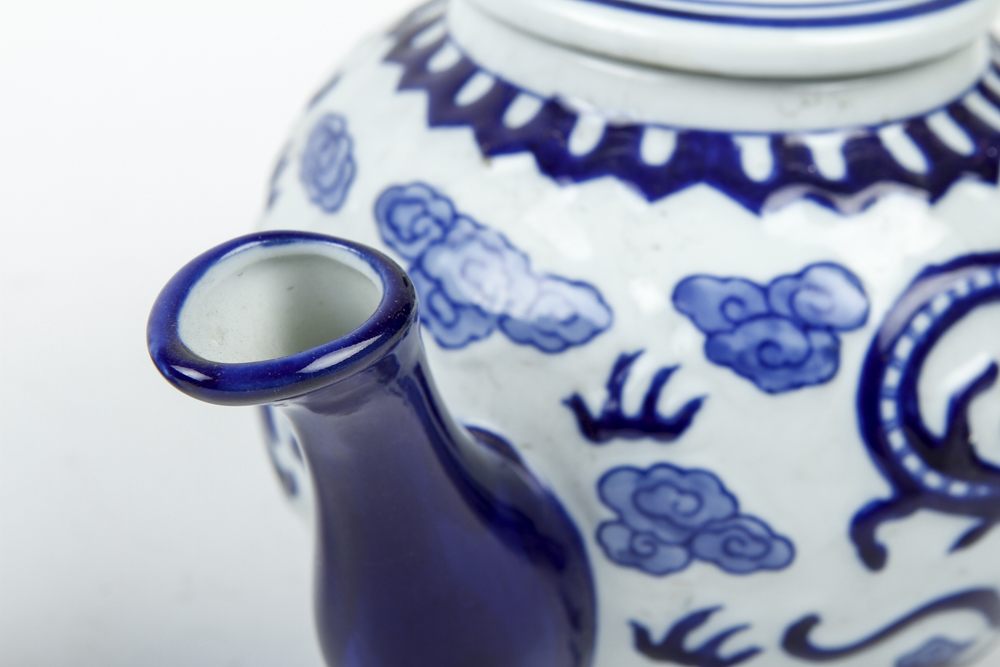 Assortment of Vintage Tea Pots and China