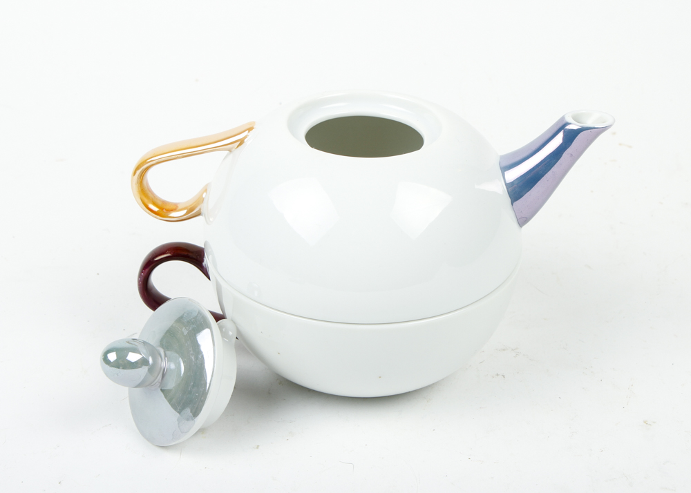 Assortment of Vintage Tea Pots and China