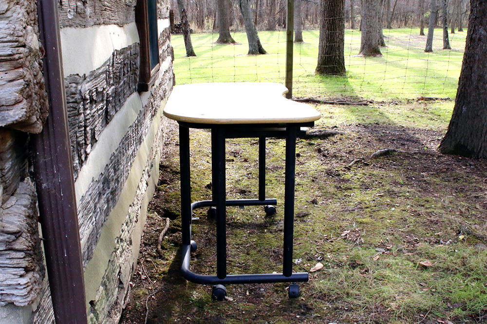 Modern Wood and Metal Desk