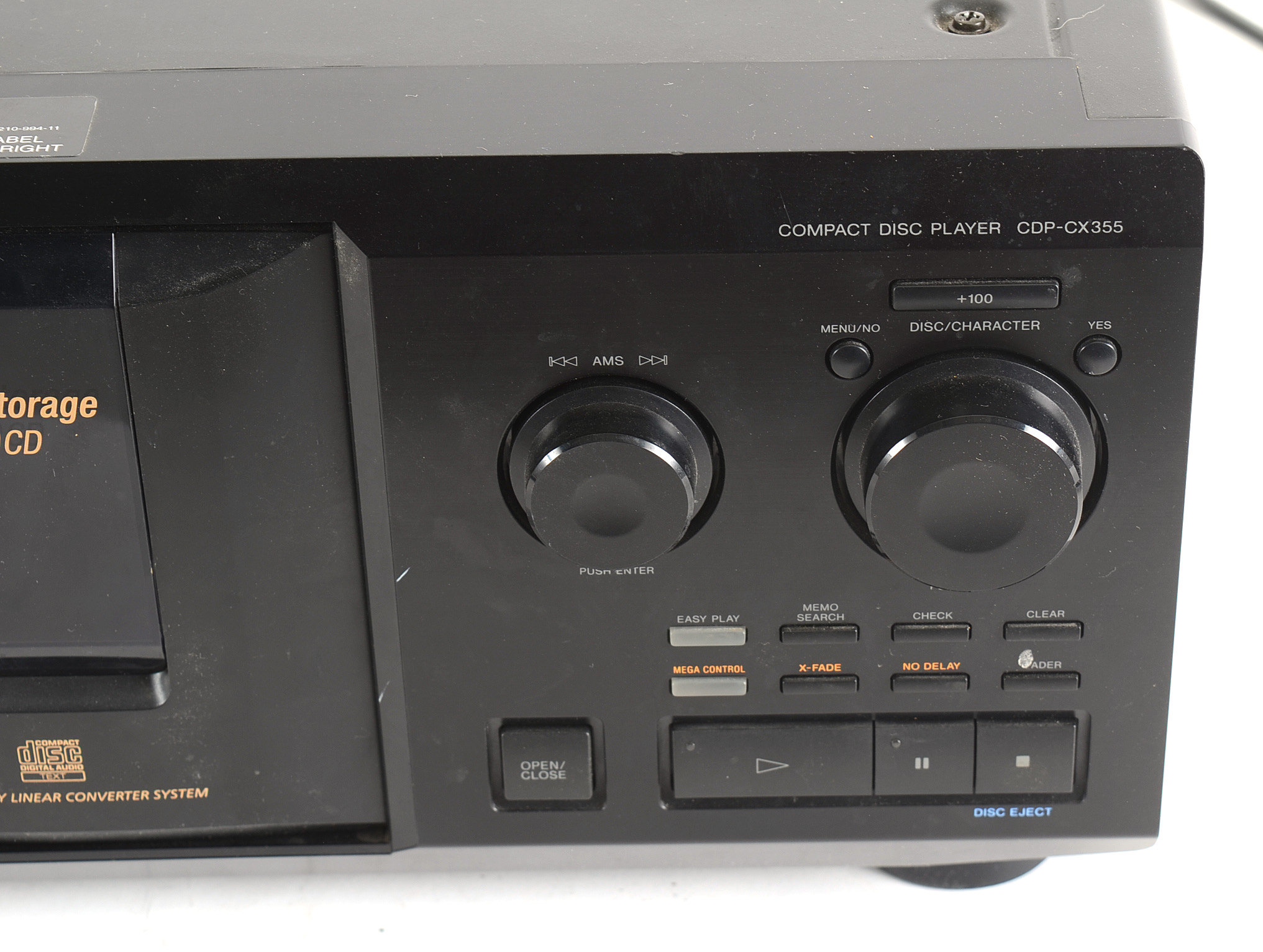 Sony Mega Storage CD Player With Over 75 Rock CDs