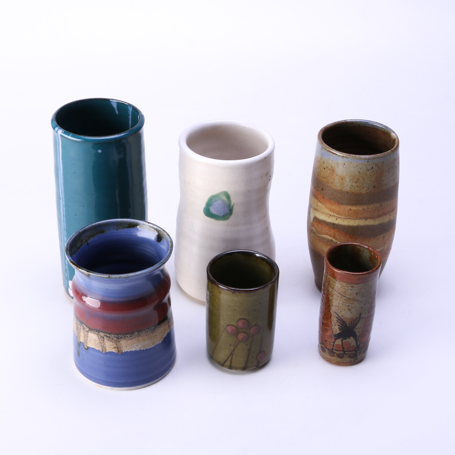 Collection of Modern Ceramic Art Vases