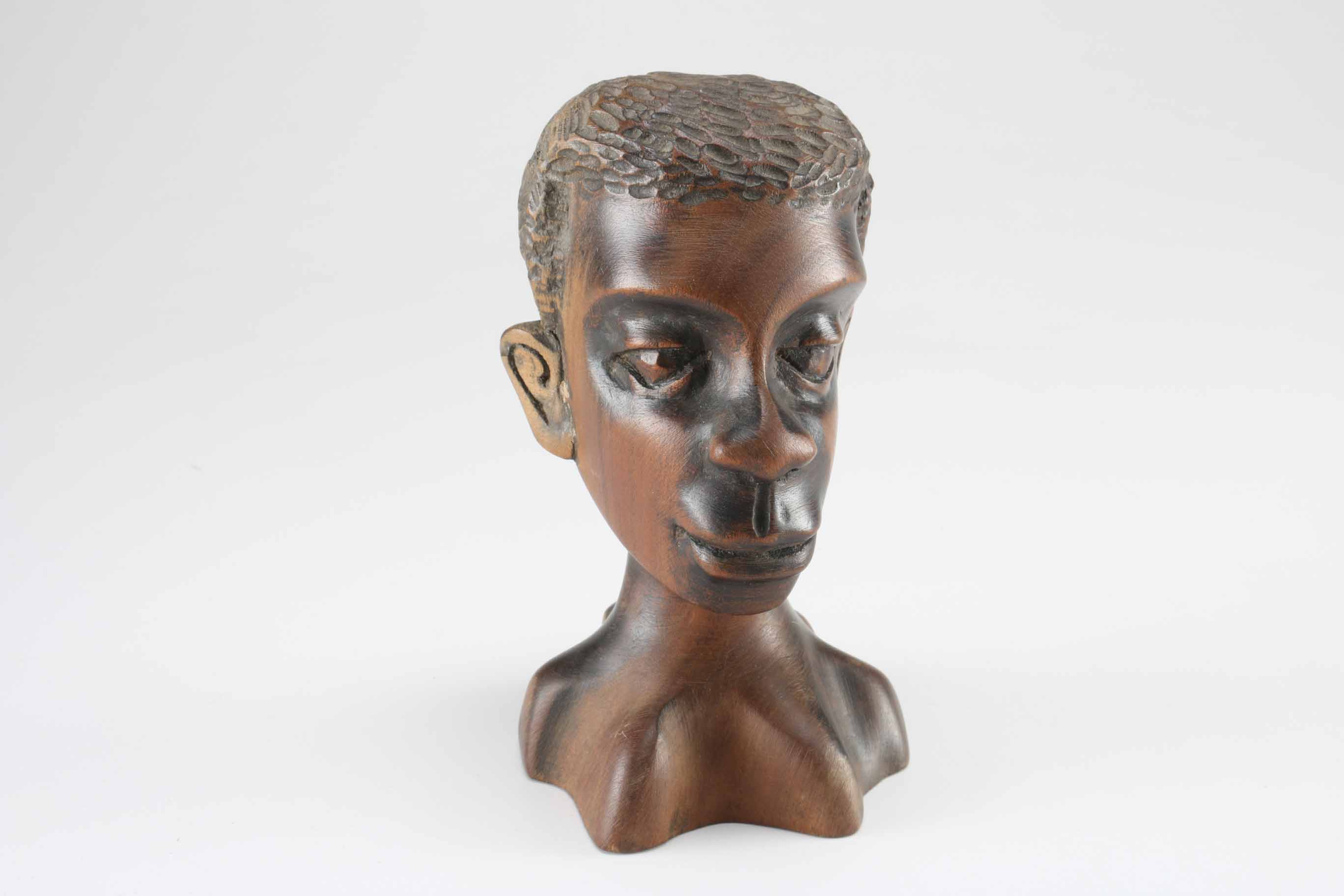 African Themed Wood Carved Figures