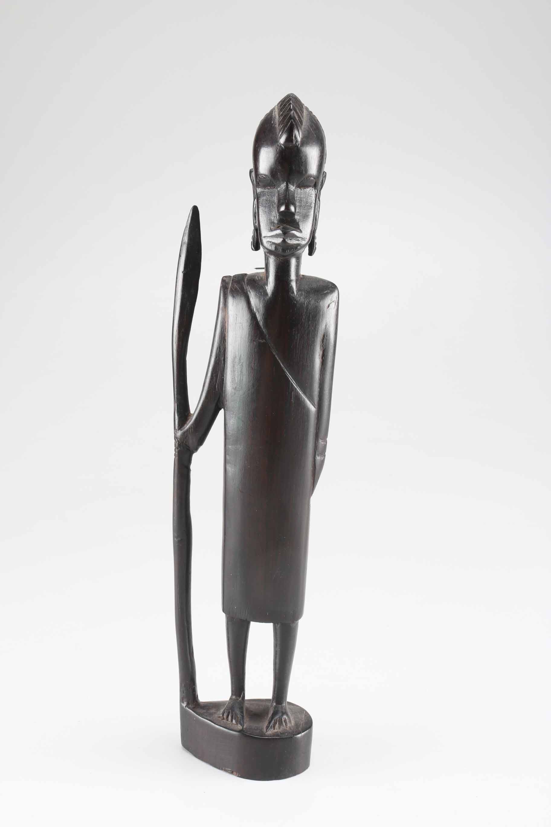 African Themed Wood Carved Figures