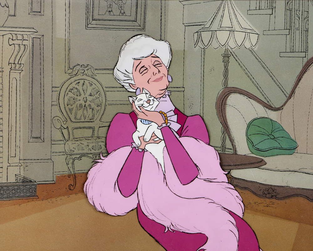 Sericel from Disney's Animated Film "The Aristocats (1970)"