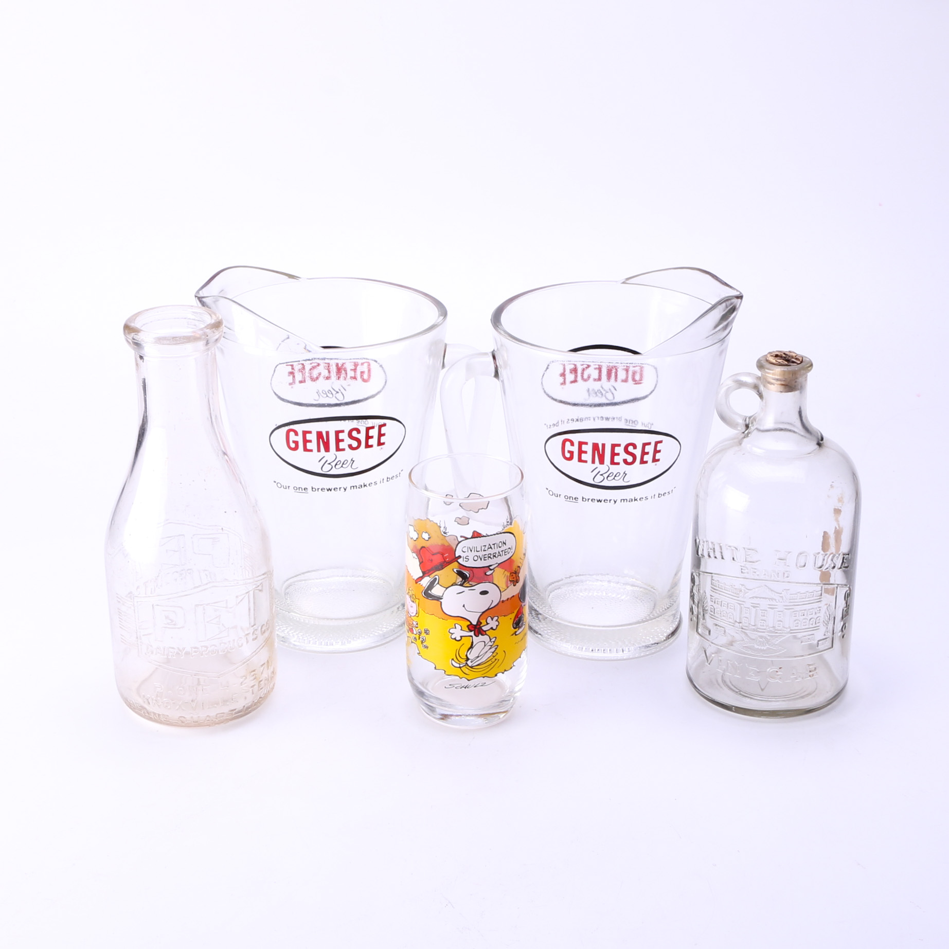 Grouping of Advertising Glassware