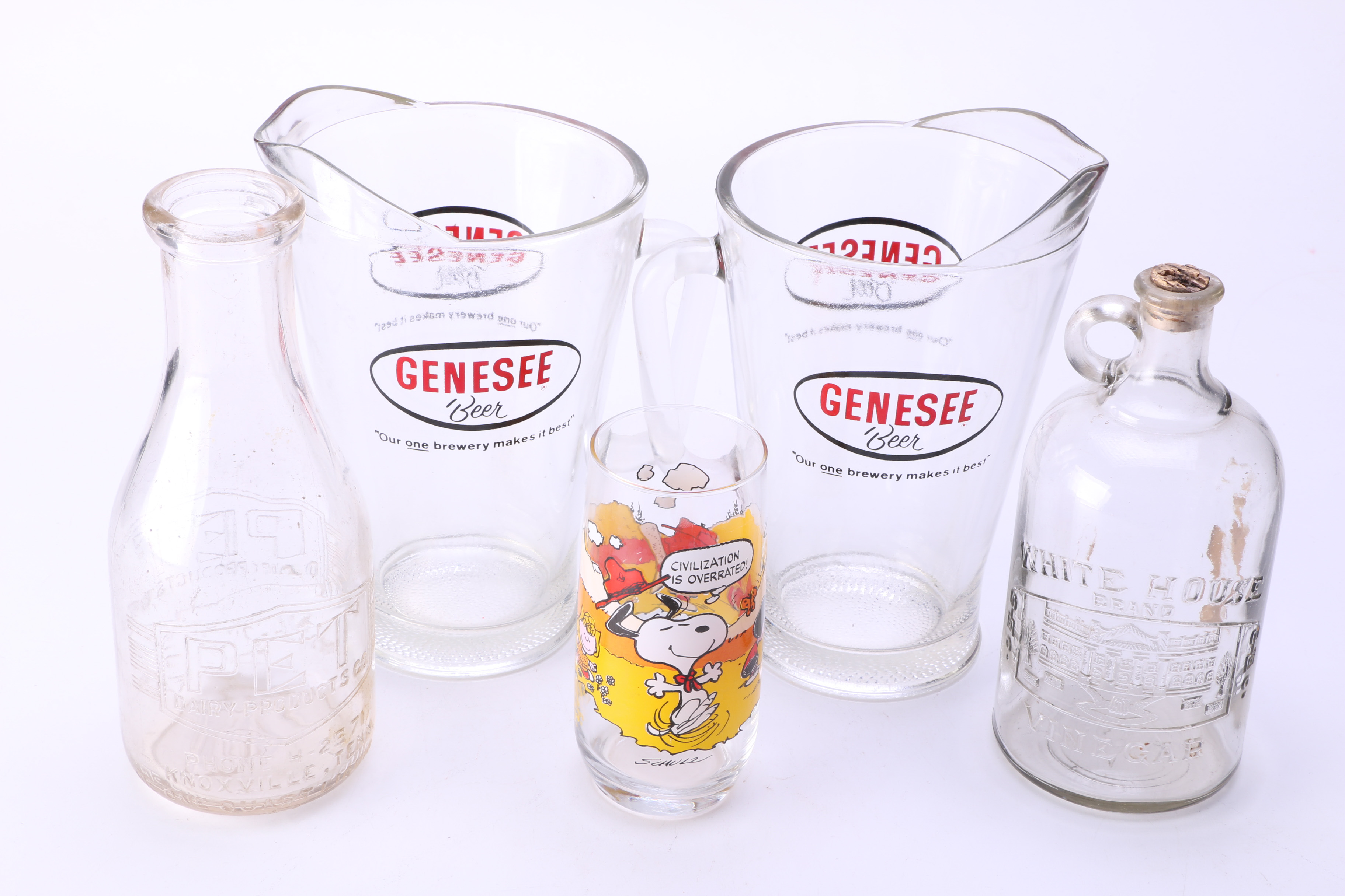 Grouping of Advertising Glassware