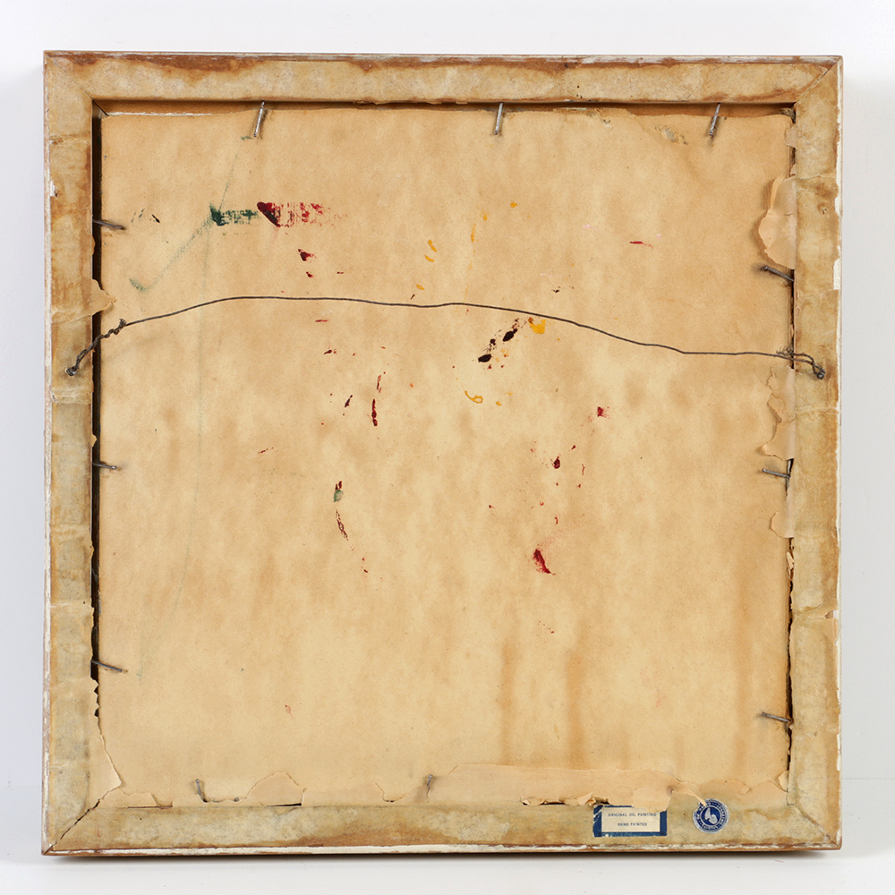 Edna Lewis Oil Painting on Board Floral Still Life