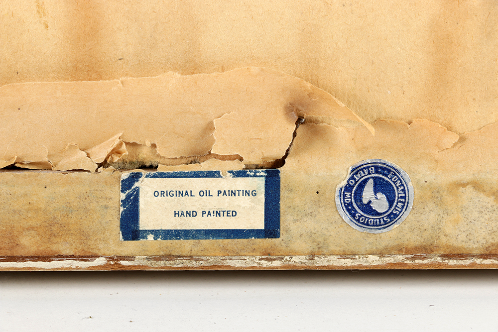 Edna Lewis Oil Painting on Board Floral Still Life