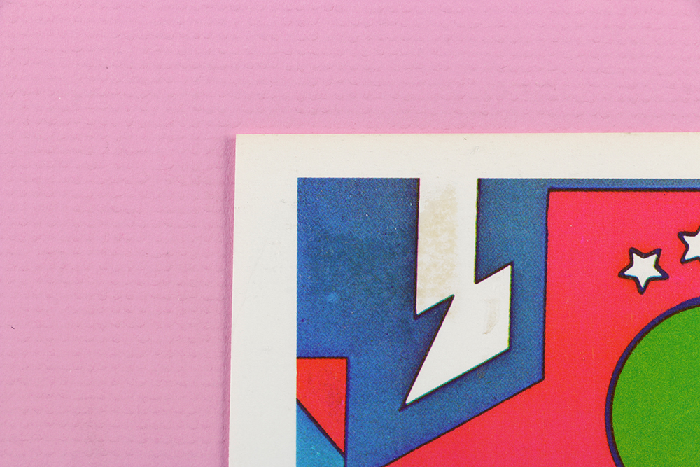 Peter Max Mixed Media Poster Print on Paper "Pan Am 747"