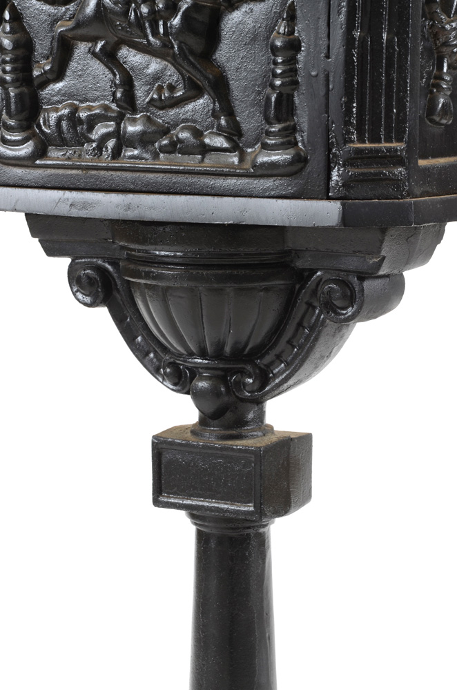 Cast Iron Pedestal Mailbox
