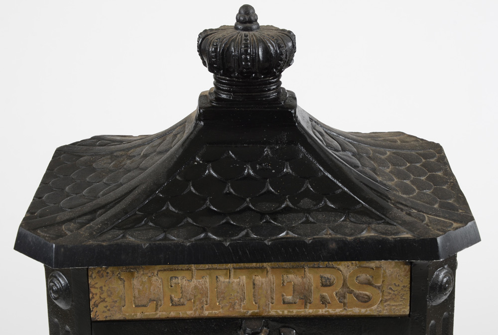 Cast Iron Pedestal Mailbox