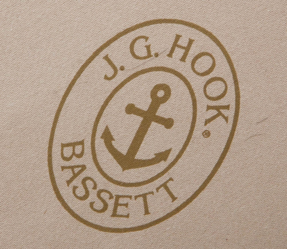 Burgundy Leather Armchair with Ottoman