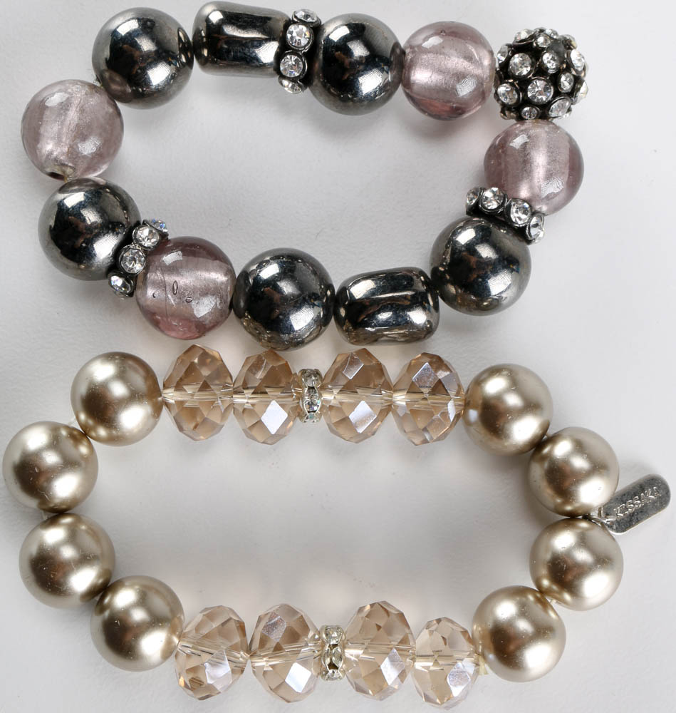 Assortment of Faux Pearl Necklaces and Bracelets