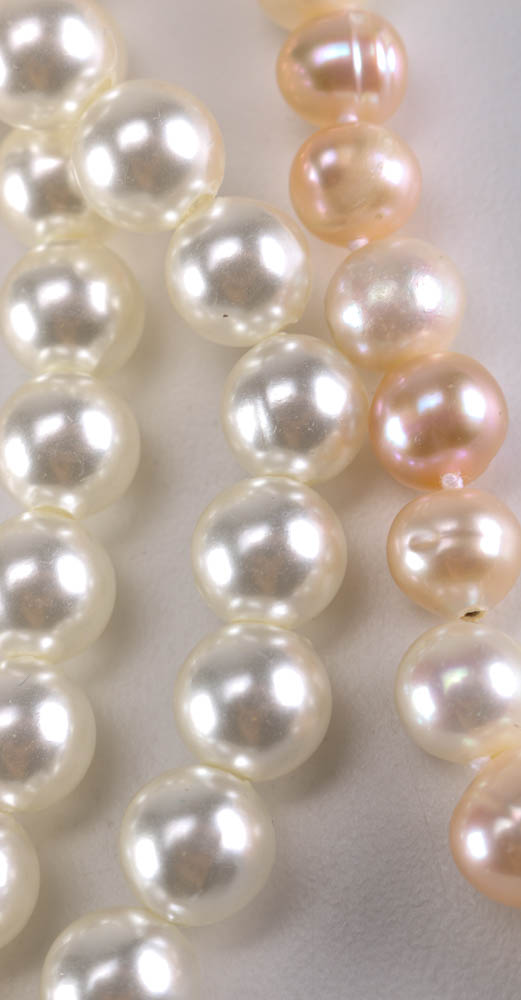 Assortment of Faux Pearl Necklaces and Bracelets