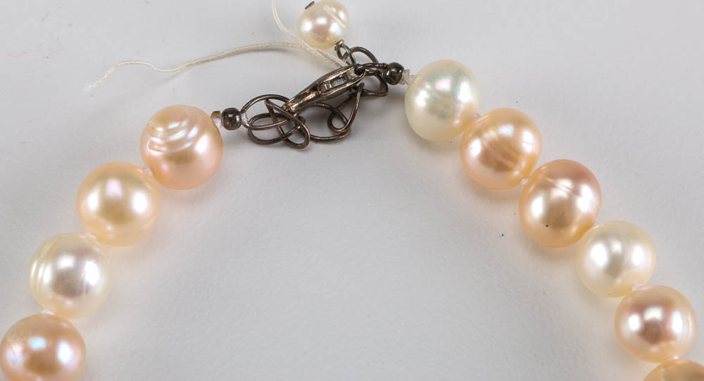 Assortment of Faux Pearl Necklaces and Bracelets