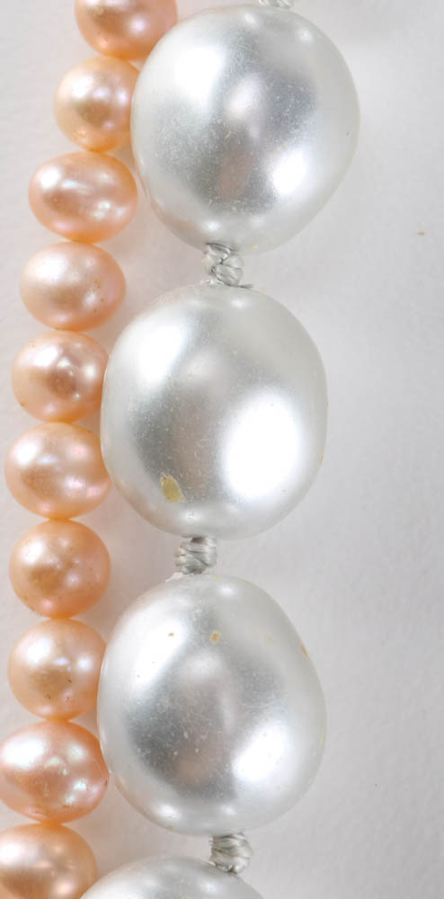 Assortment of Faux Pearl Necklaces and Bracelets