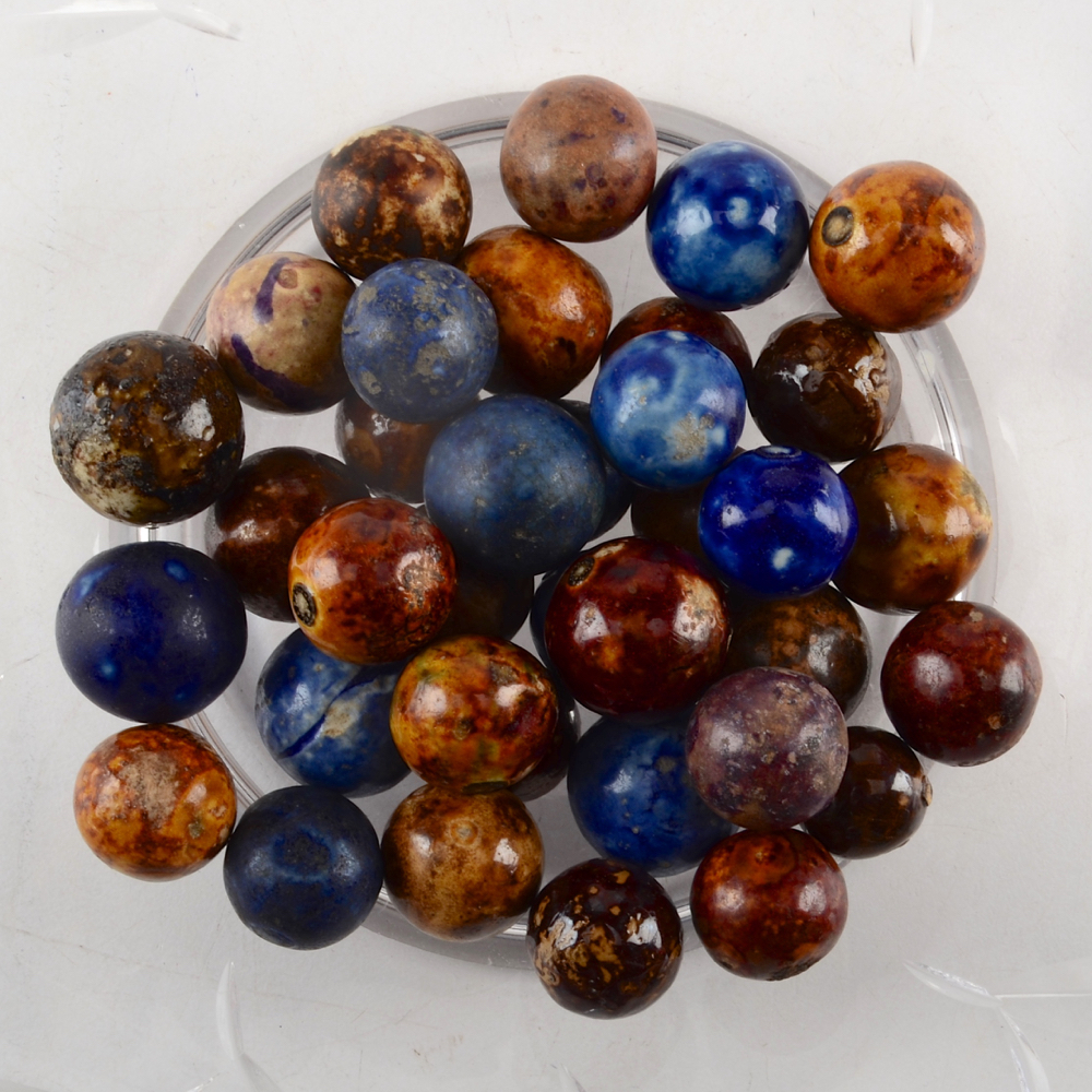 Large Collection of Bennington Marbles