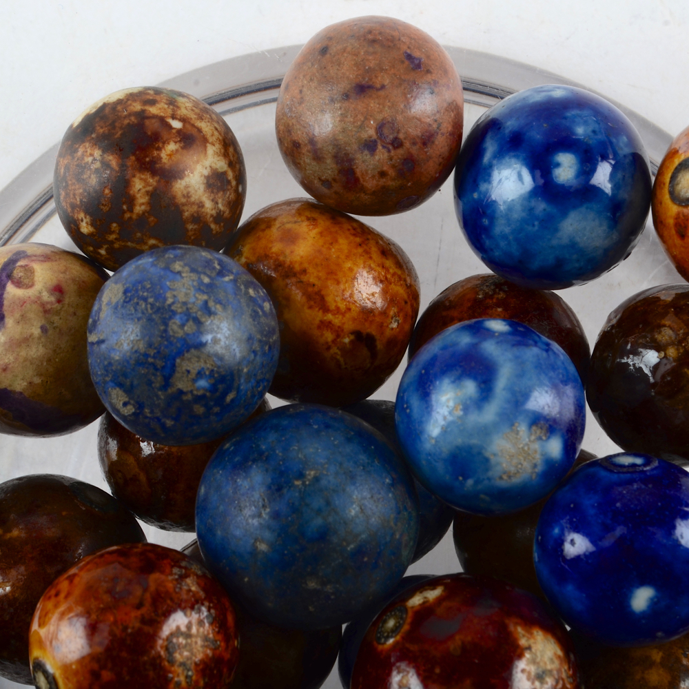 Large Collection of Bennington Marbles