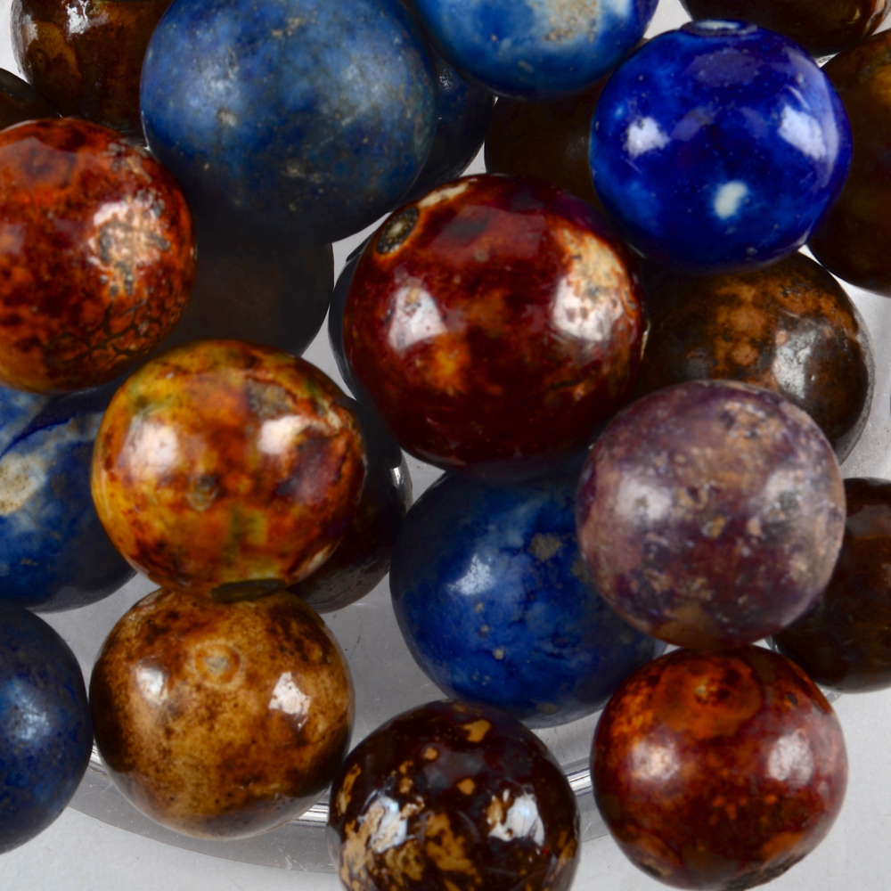 Large Collection of Bennington Marbles