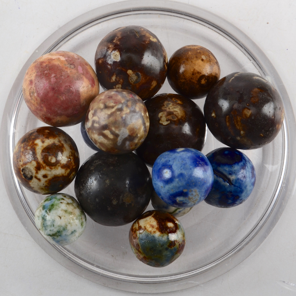 Large Collection of Bennington Marbles