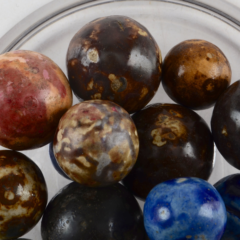 Large Collection of Bennington Marbles