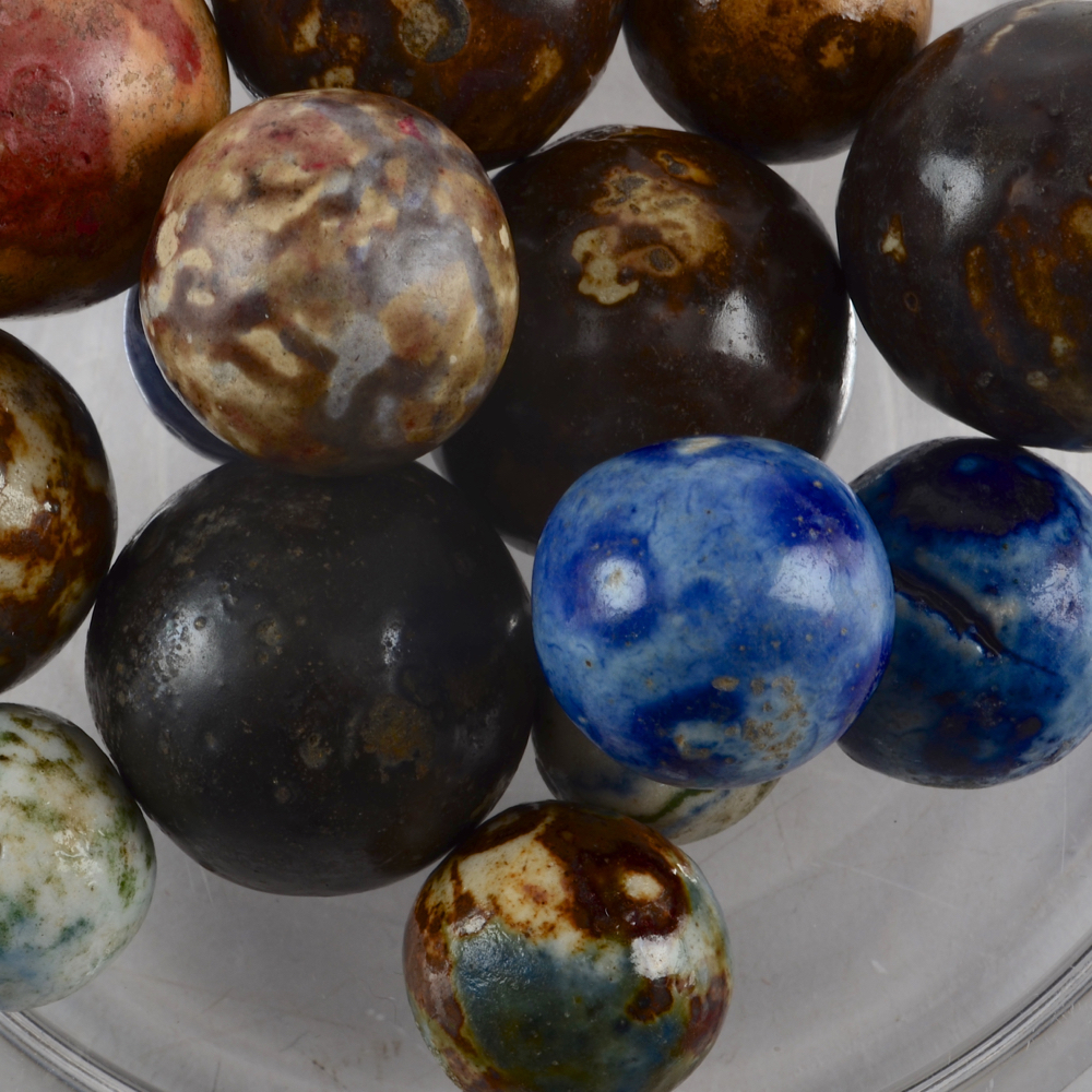 Large Collection of Bennington Marbles