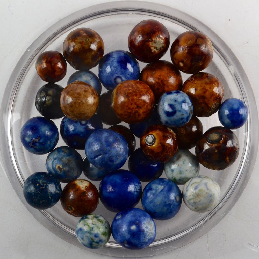 Large Collection of Bennington Marbles