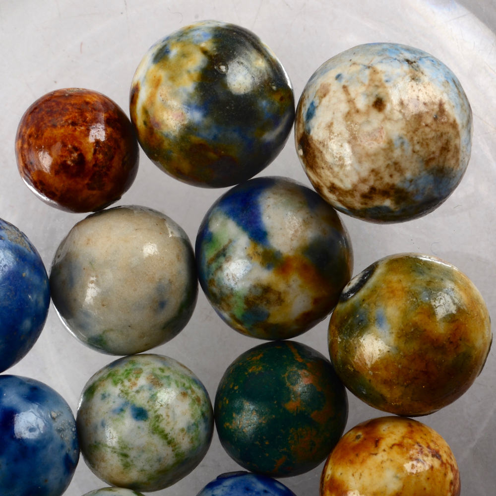 Large Collection of Bennington Marbles