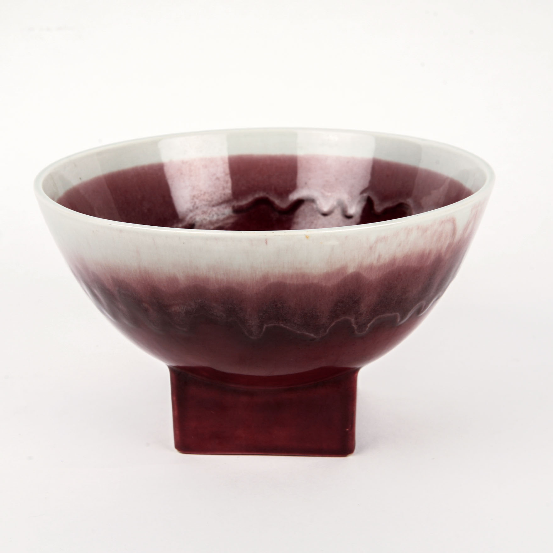 Decorative Round Bowl and Pair of Fowl Themed Vases