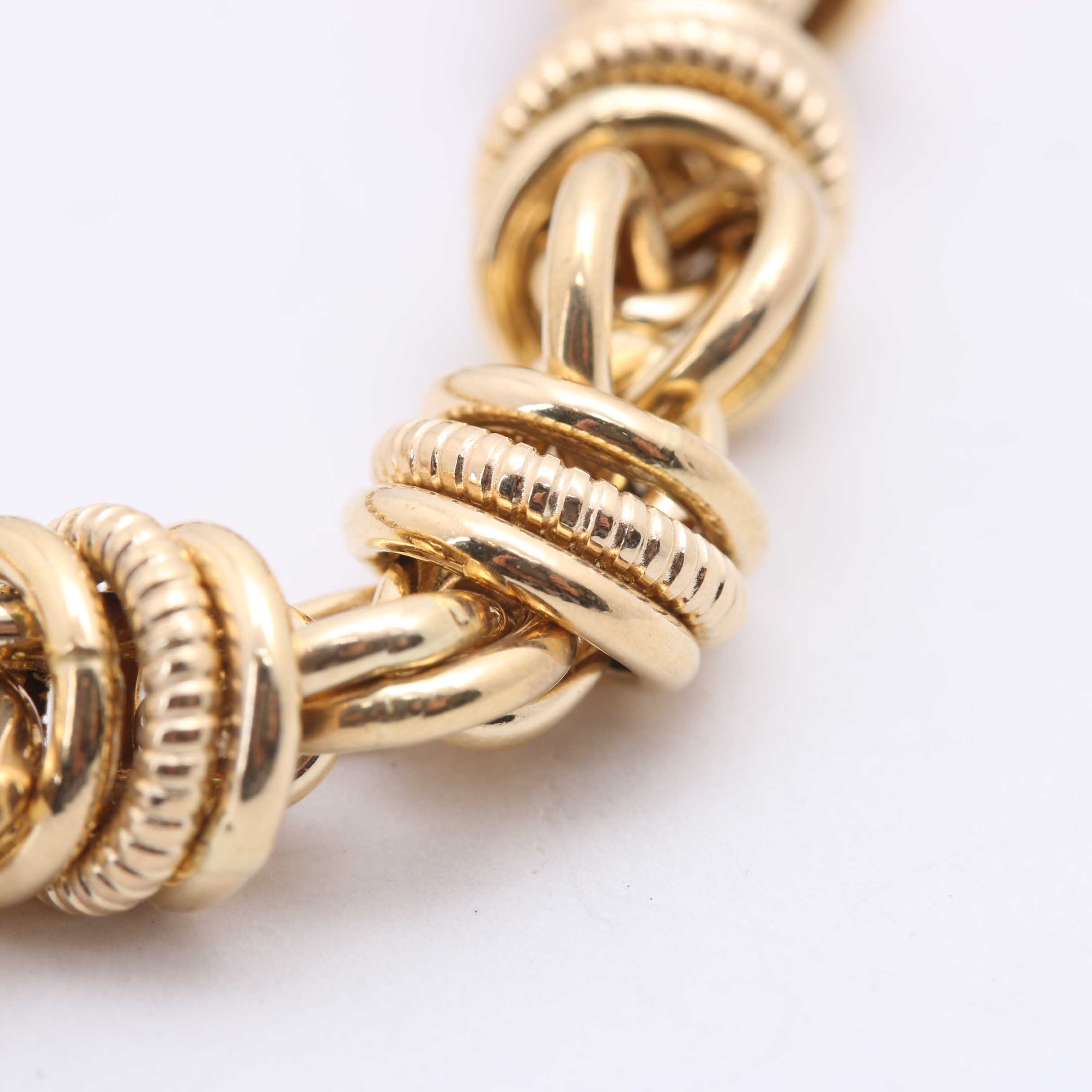 14K Yellow Gold Rolo Chain Bracelet