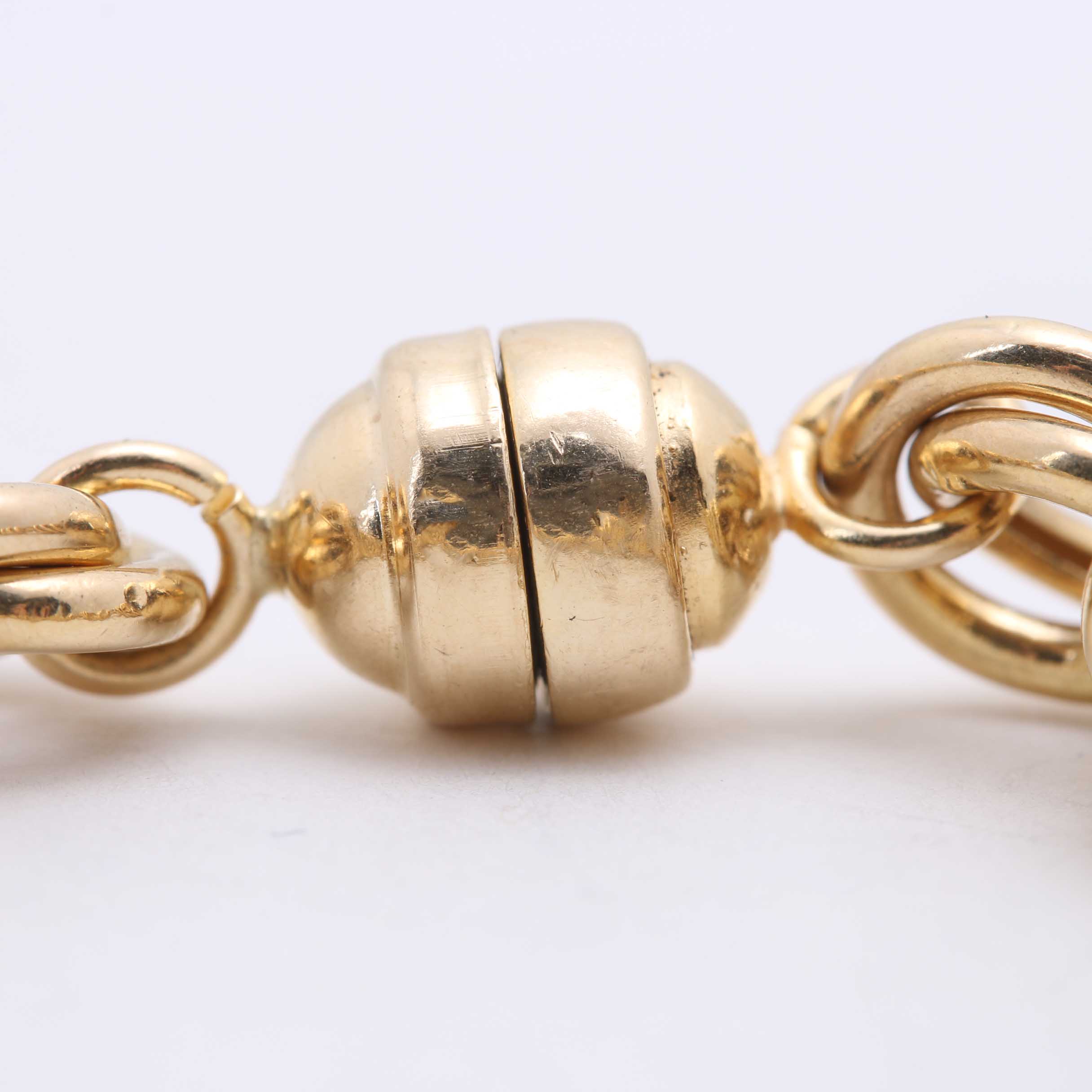 14K Yellow Gold Rolo Chain Bracelet