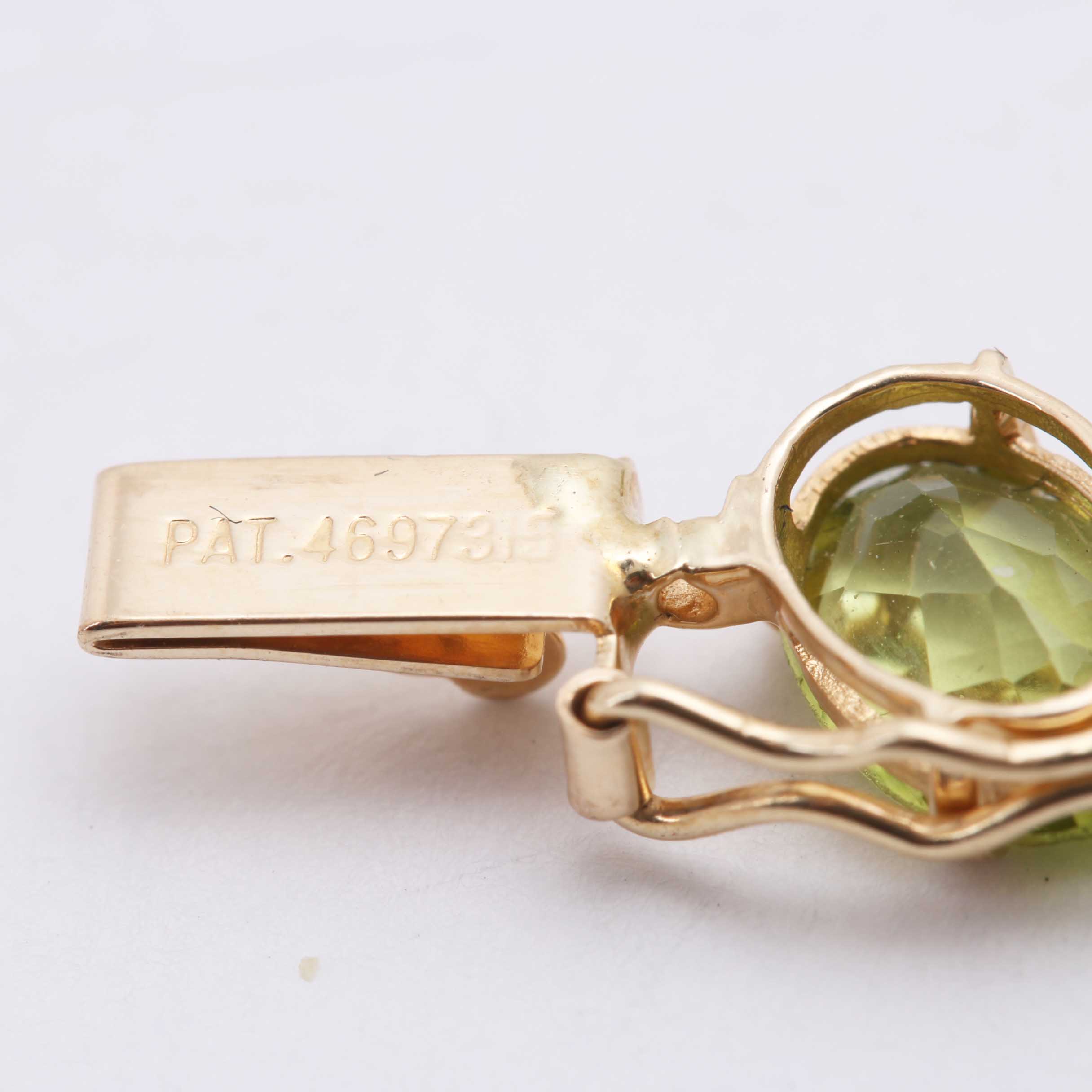 14K Yellow Gold Peridot Bracelet